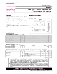 Click here to download LA4422 Datasheet