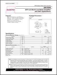 Click here to download 2SC5540 Datasheet