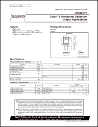 Click here to download 2SD2579 Datasheet