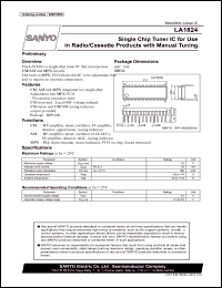 Click here to download LA1824 Datasheet