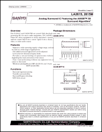 Click here to download LA2615 Datasheet