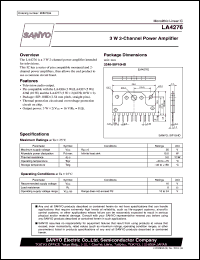 Click here to download LA4276 Datasheet