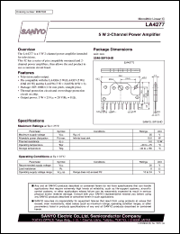 Click here to download LA4277 Datasheet