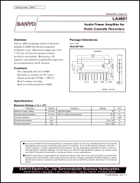Click here to download LA4601 Datasheet