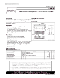 Click here to download LA4742 Datasheet