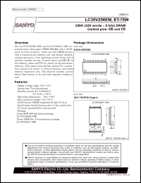 Click here to download LC35V256ET Datasheet