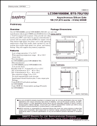 Click here to download LC35W1000BM-10 Datasheet