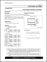 Click here to download LC573102A Datasheet