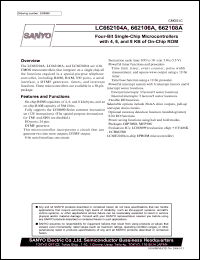 Click here to download LC662104A Datasheet