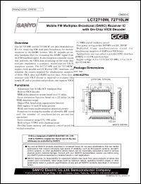 Click here to download LC72710LW Datasheet