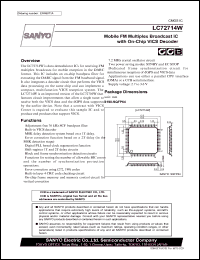 Click here to download LC72714 Datasheet