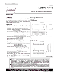 Click here to download LC74775M Datasheet