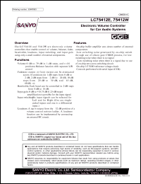 Click here to download LC75412W Datasheet