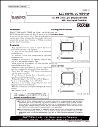 Click here to download LC75804E Datasheet