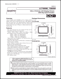 Click here to download LC75808E Datasheet