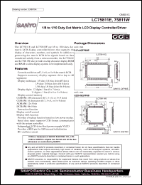 Click here to download LC75811E Datasheet
