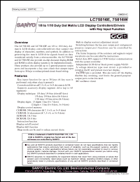 Click here to download LC75816W Datasheet