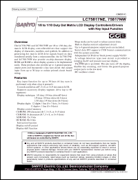 Click here to download LC75817NE Datasheet