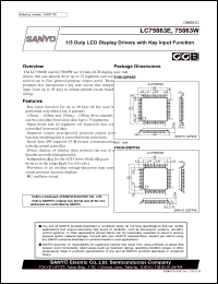 Click here to download LC75863E Datasheet