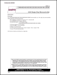 Click here to download LC866408B Datasheet