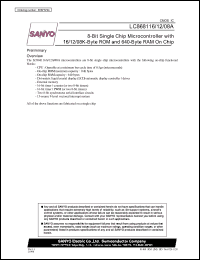 Click here to download LC868108 Datasheet