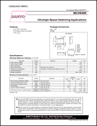 Click here to download MCH6405 Datasheet