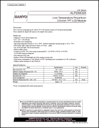 Click here to download ALP230CGX Datasheet