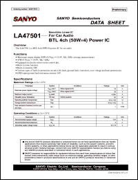 Click here to download LA47501 Datasheet