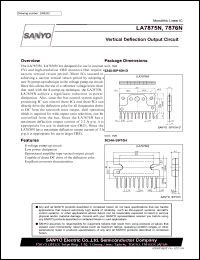 Click here to download LA7875N Datasheet