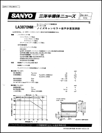 Click here to download LA3870 Datasheet