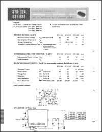 Click here to download STK-035 Datasheet