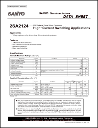 Click here to download 2SA2124 Datasheet