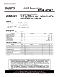 Click here to download 2SC6023 Datasheet