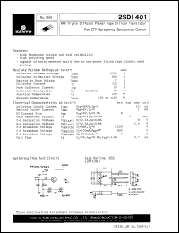 Click here to download 2SD1401 Datasheet