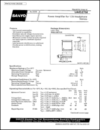 Click here to download LA4537 Datasheet