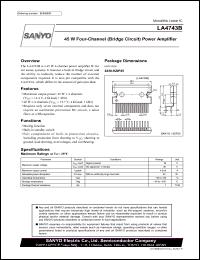 Click here to download LA4743 Datasheet