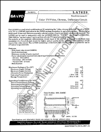 Click here to download LA7629 Datasheet