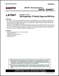 Click here to download LA7847 Datasheet