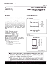 Click here to download LC35V256ET-70W Datasheet