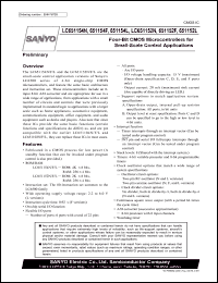 Click here to download LC651154L Datasheet