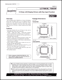 Click here to download LC75838E Datasheet