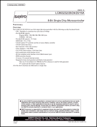 Click here to download LC863232 Datasheet