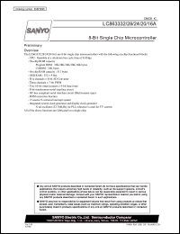 Click here to download LC863316 Datasheet