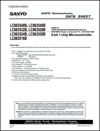 Click here to download LC863548B Datasheet
