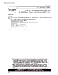 Click here to download LC868116 Datasheet