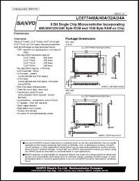 Click here to download LC877448A Datasheet