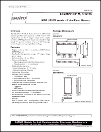 Click here to download LE28CV1001T Datasheet