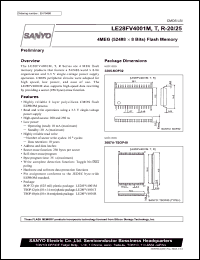 Click here to download LE28FV4001R Datasheet