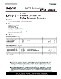 Click here to download LV1017 Datasheet