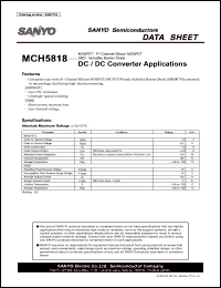 Click here to download MCH5818 Datasheet